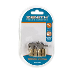 Zenith Brass Padlock 20mm - Key-alike set of 2's